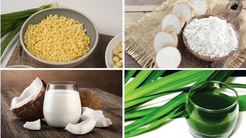 Nguyên liệu làm bánh su sê truyền thống Nguyên liệu làm bánh su sê truyền thống