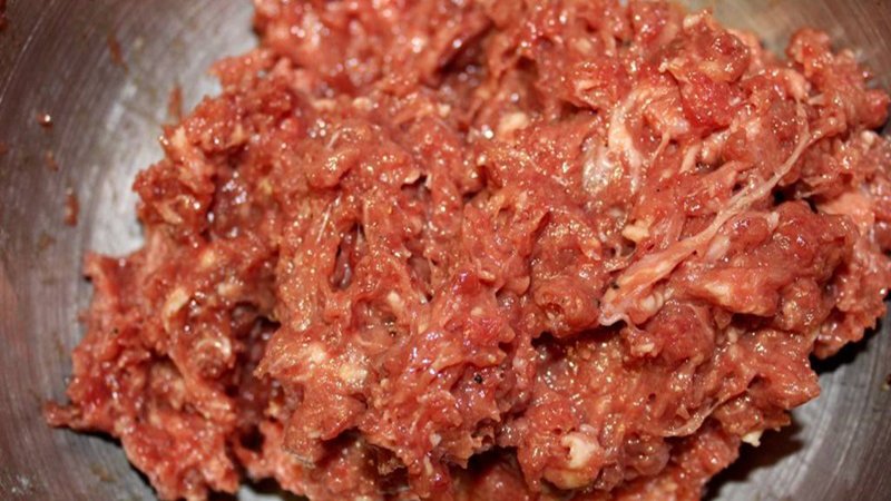 thịt bò xay nhuyễn 