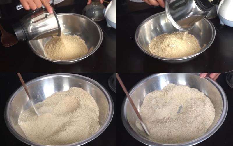 Trộn bột rang muối Trộn bột rang muối