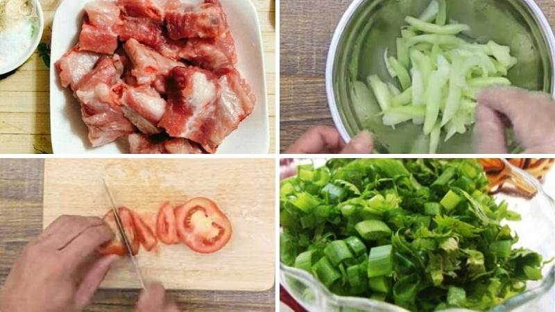 Sơ chế nguyên liệu Sơ chế nguyên liệu
