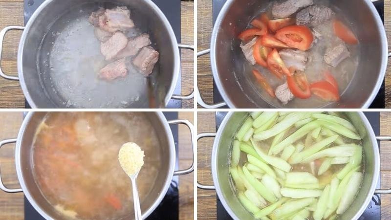 Nấu nước dùng Nấu nước dùng