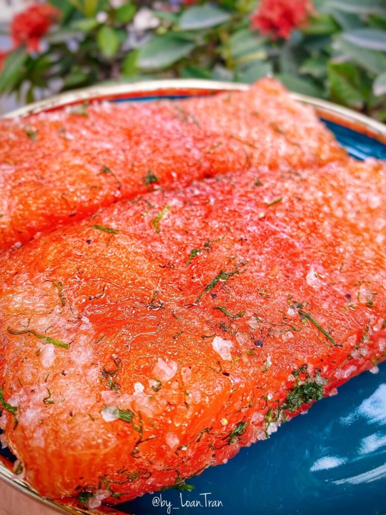 Cách làm cá hồi muối (Hình ảnh chi tiết) 11 cach lam ca hoi muoi anh 3
