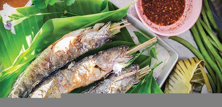 Cá lóc nướng trui