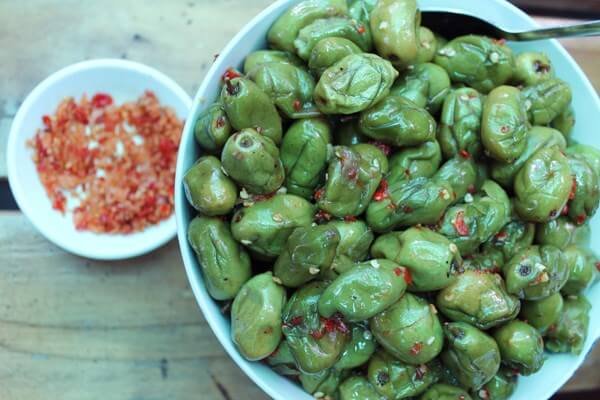 Cách làm cà na đập ngon chảy nước miếng.