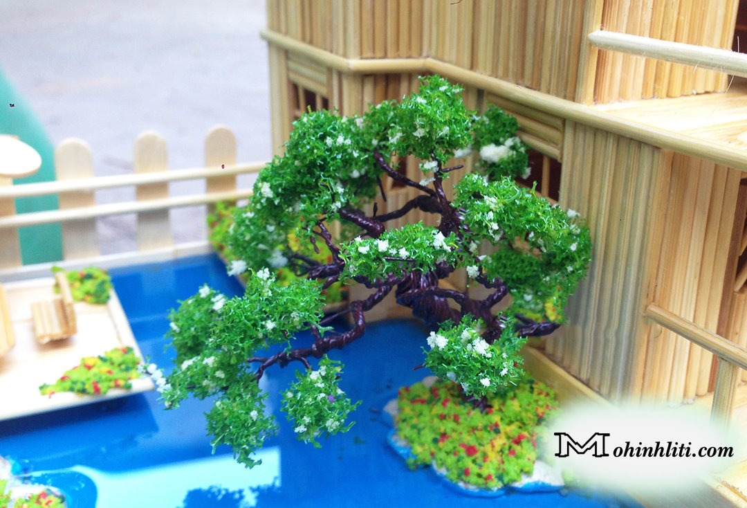 Cách làm cây mô hình kiến trúc đơn giản