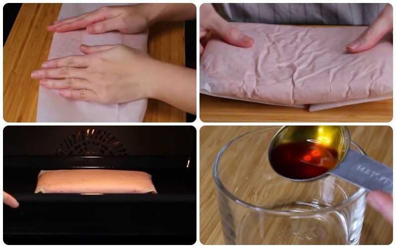 Nướng chả và khuấy hỗn hợp dầu điều Nướng chả và khuấy hỗn hợp dầu điều