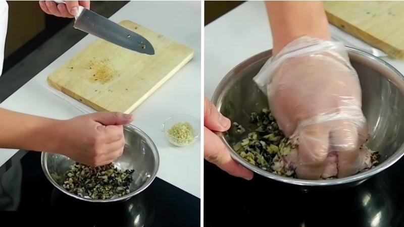 Làm chả ốc Làm chả ốc