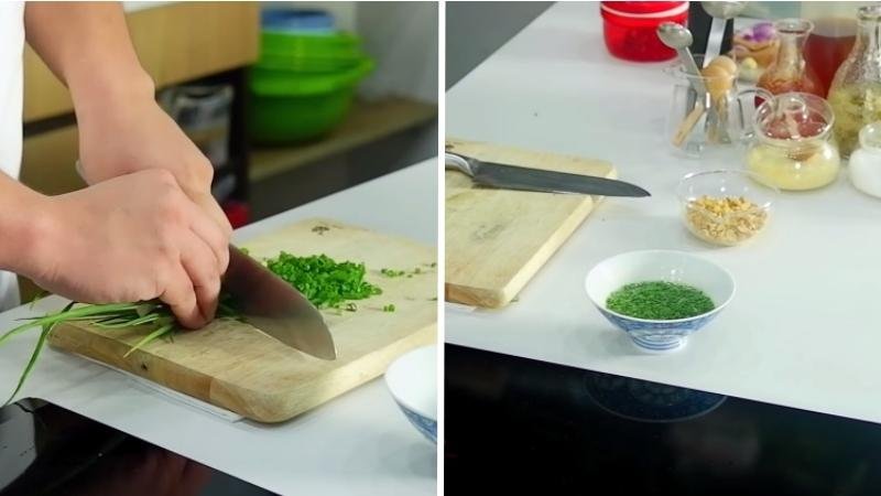 Làm dầu hành lá Làm dầu hành lá
