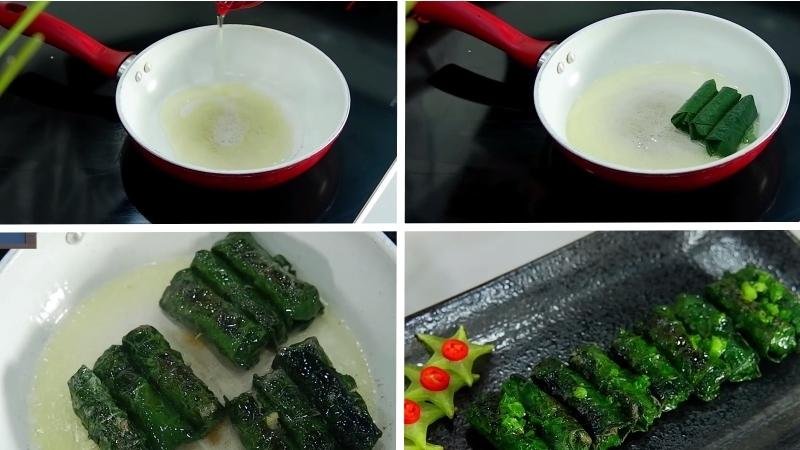 Áp chảo chả ốc Áp chảo chả ốc