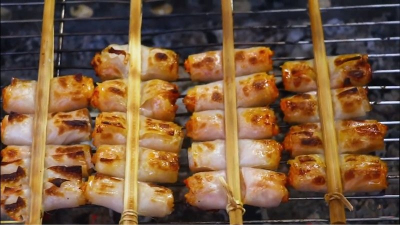 Nướng chả tôm Nướng chả tôm