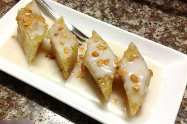 Chè chuối hấp nước cốt dừa cách làm chè chuối hấp nước cốt dừa