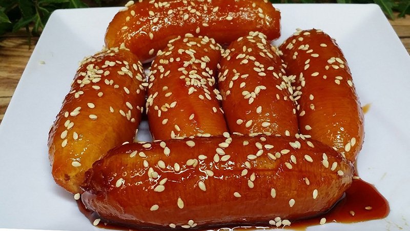 Chuối ngào đường dẻo ngon