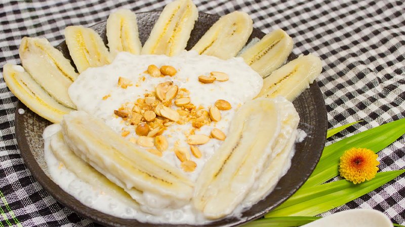 Món chuối xào dừa ngon béo