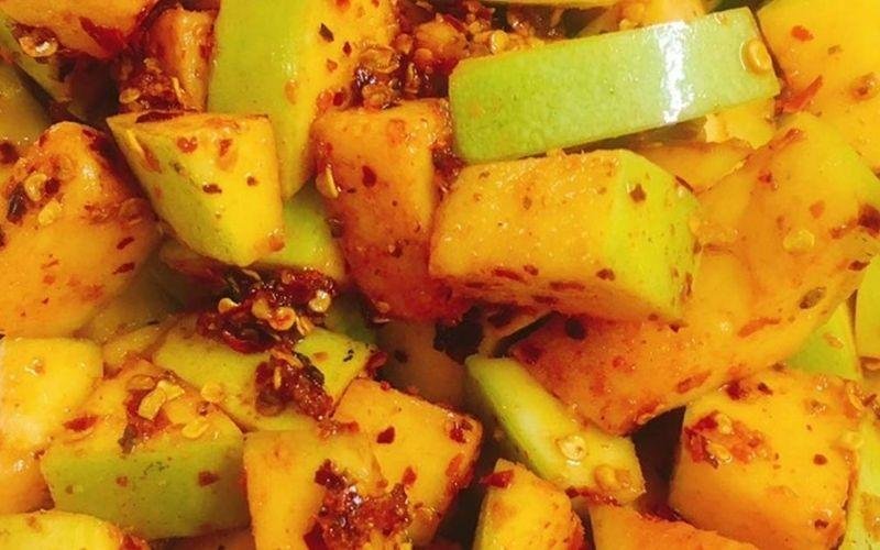 Cóc xoài lắc chua ngọt ngon mê ly