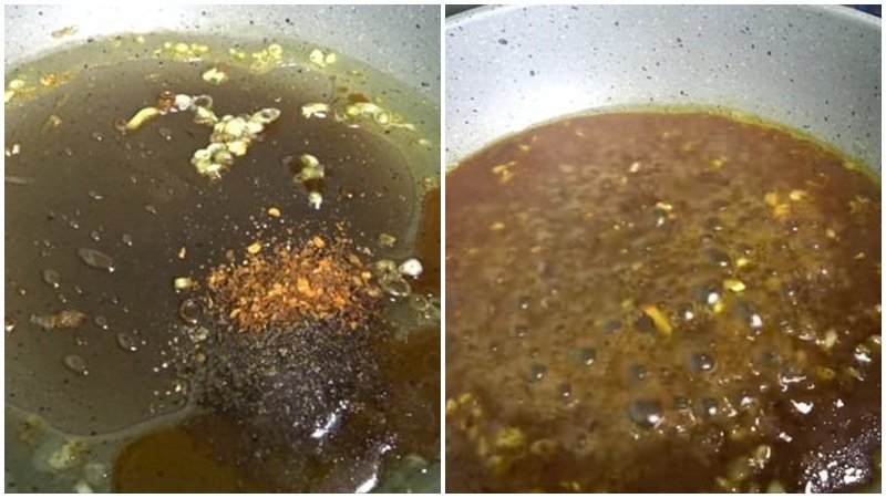 Làm nước sốt ăn kèm