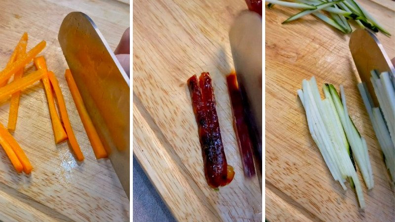 Sơ chế các nguyên liệu