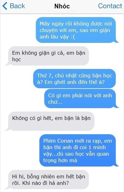 Cách làm con gái hết giận qua tin nhắn, đảm bảo nàng mềm lòng ngay lập tức - Ảnh 4