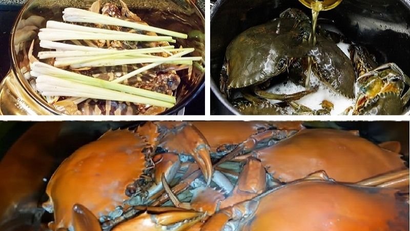 Cách làm cua hấp bia Cách làm cua hấp bia