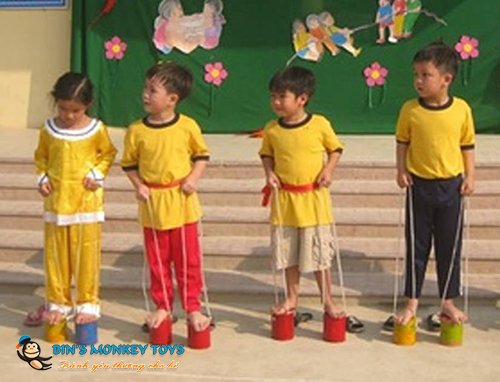 Cách làm đồ chơi từ vỏ hộp sữa bột 18