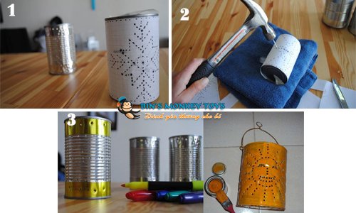Cách làm đồ chơi từ vỏ hộp sữa bột 20