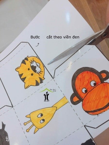 cách làm đồ chơi xếp hình bằng giấy