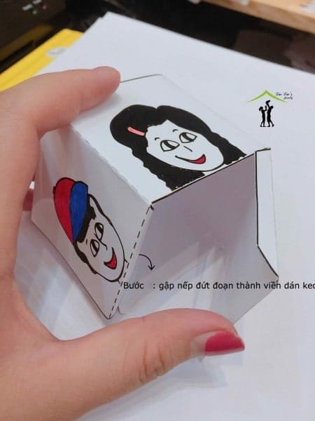 cách làm đồ chơi xếp hình bằng giấy