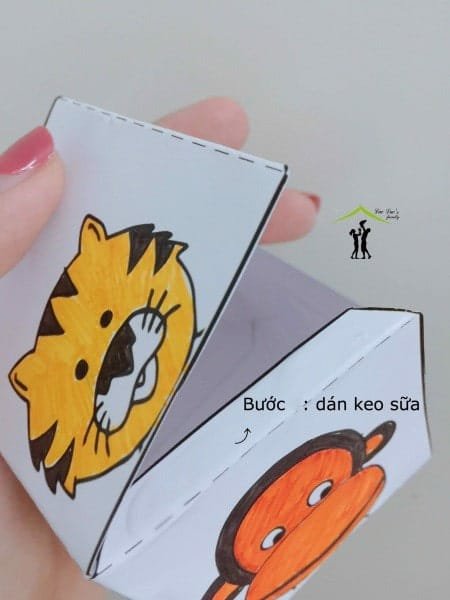 cách làm đồ chơi xếp hình bằng giấy