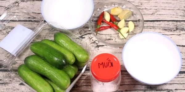 cách làm dưa leo ngâm chua ngọt
