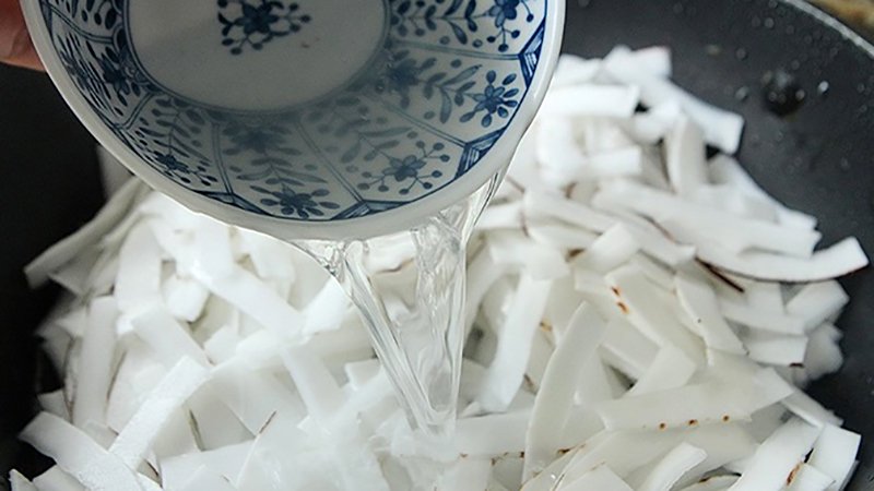 Làm khô dừa Làm khô dừa