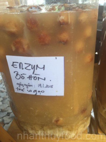 Cách làm enzyme bồ hòn nước gạo, dứa