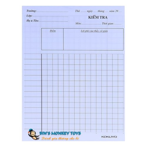 cách làm giấy kiểm tra