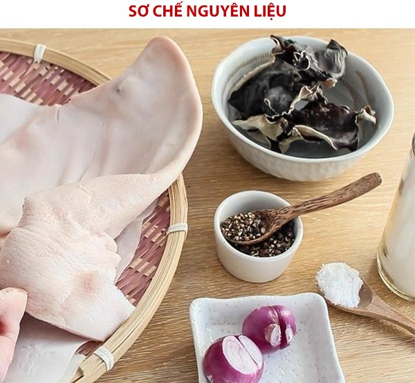Sơ chế nguyên liệu