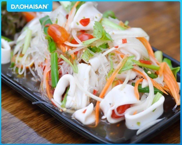 gỏi sứa mực