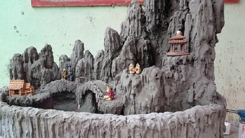 Cách làm hòn non bộ mini bằng xi măng Cách làm hòn non bộ mini bằng xi măng