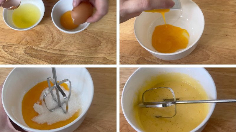 Đánh lòng đỏ trứng