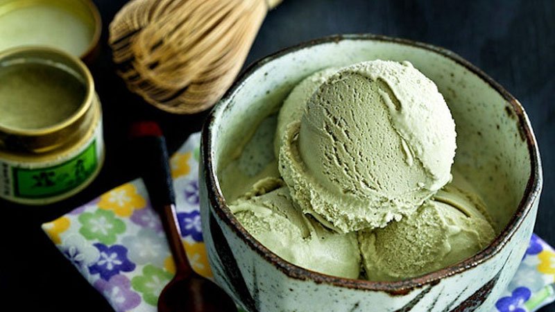 Kem bơ sữa trà xanh matcha nước cốt dừa
