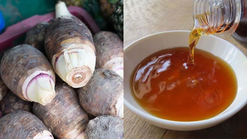 Nguyên liệu chính làm món khoai môn chiên nước mắm