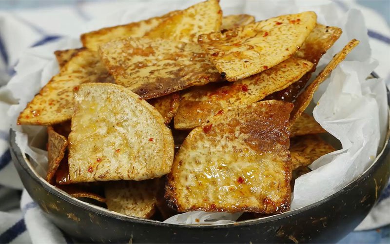 Khoai môn chiên nước mắm cay giòn siêu ngon