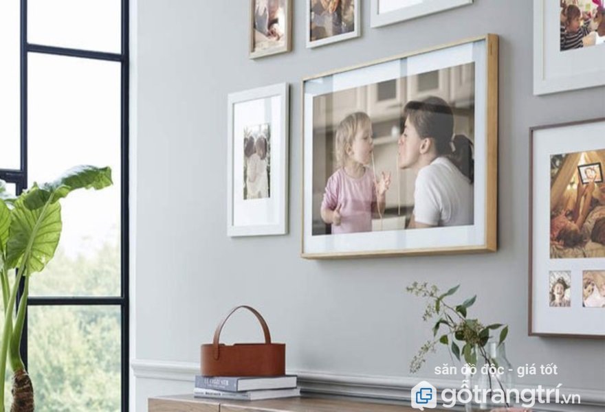làm khung ảnh treo tường bằng giấy