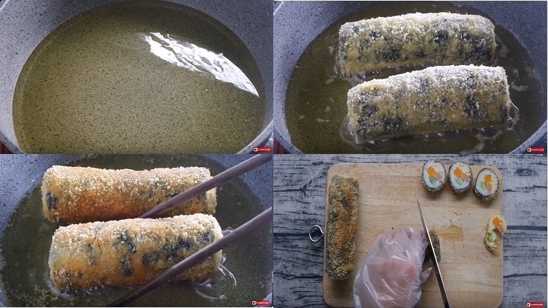 Chiên kimbap