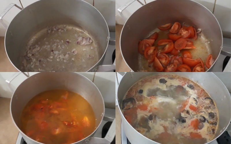 Nấu lẩu cá song