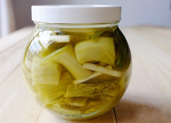 Cách làm lòng với nước dưa chua