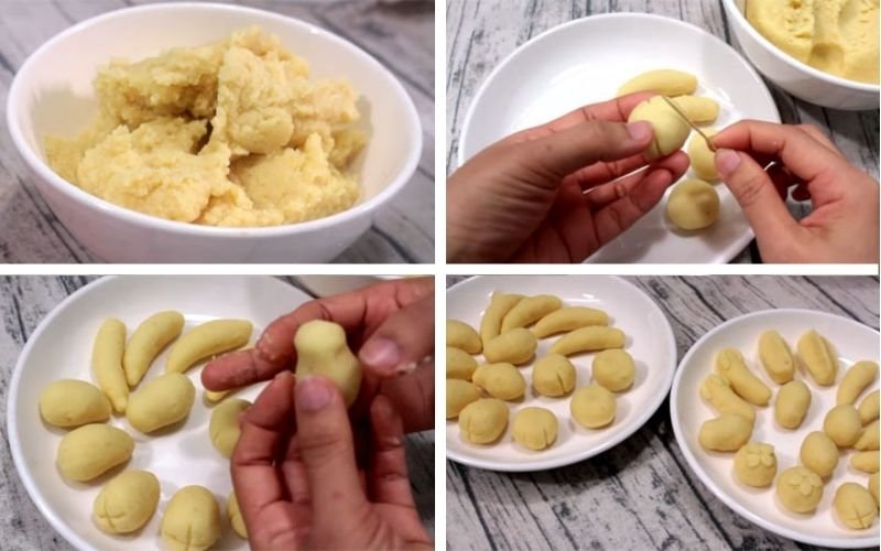 Nặn hình bánh Nặn hình bánh