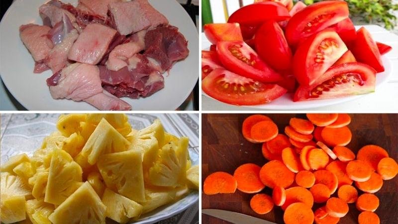 Sơ chế nguyên liệu Sơ chế nguyên liệu