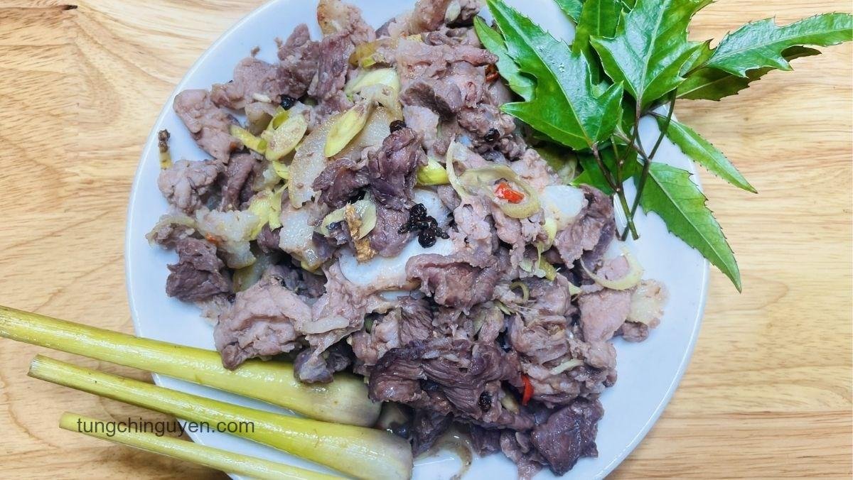 Cách làm món thịt nai hấp sả thơm ngon hấp dẫn  - TungChi'N