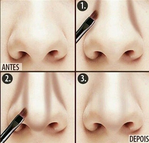 trang điểm là cách làm mũi cao tự nhiên