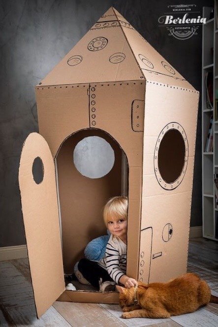 Cách làm ngôi nhà bằng carton