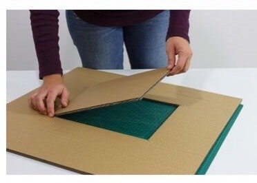 làm ngôi nhà bằng carton