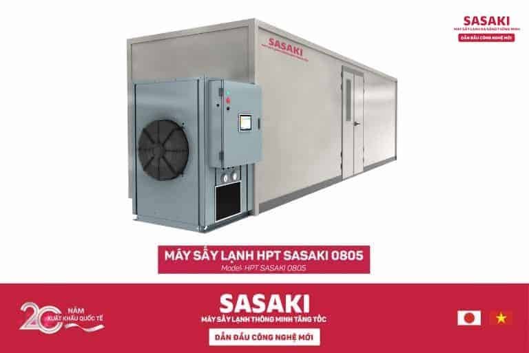 Máy sấy lạnh HPTSASAKI0805 – 500kg/lượt sấy