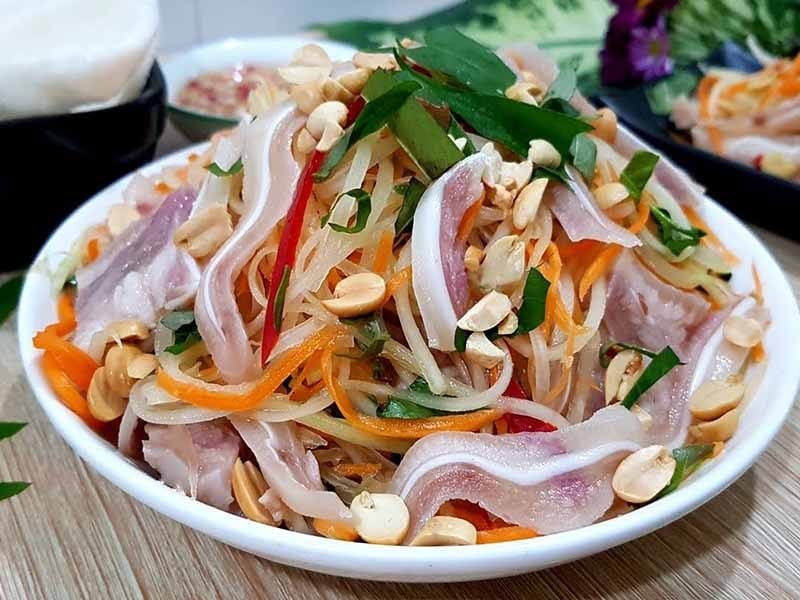 cách làm nộm đu đủ